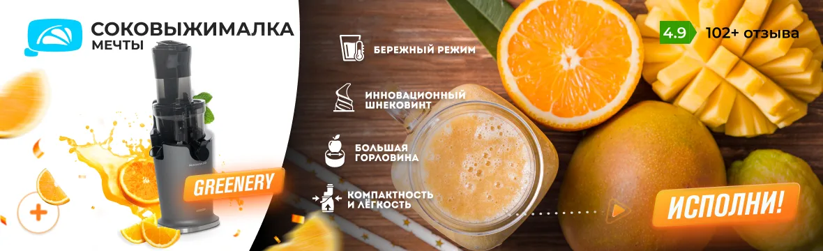 Шнековая соковыжималка RAWMID Dream Juicer