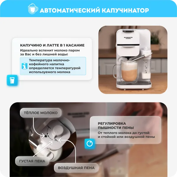 Кофемашина (полуавтомат) RAWMID Modern RMC-01