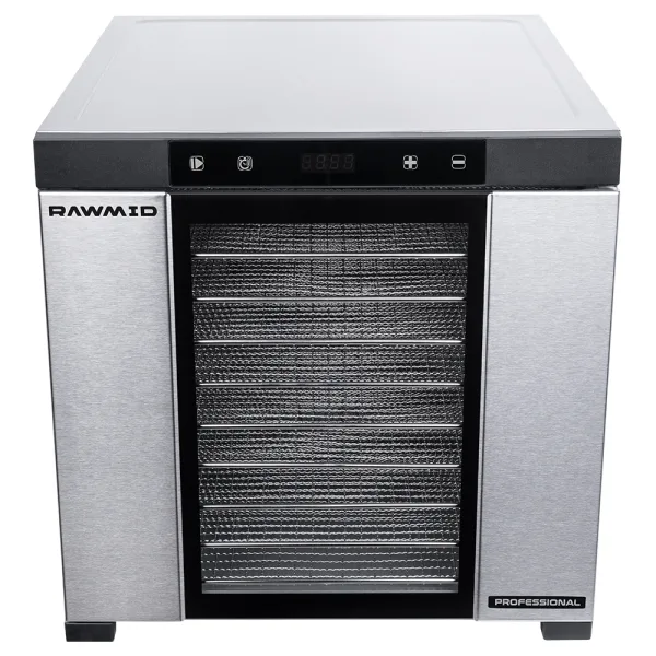 Профессиональный дегидратор RAWMID Dream PRO 2 DDP-10 (сталь, 10 лотков) максимальный комплект